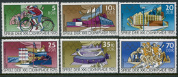 DDR / E. GERMANY 1976 Olympic Games, Montreal MNH / **..  Michel 2126-31 - Nuevos