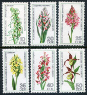 DDR / E. GERMANY 1976 Orchids  MNH / **..  Michel 2135-40 - Nuevos