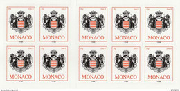 MONACO 2006 -- CARNET DE 10 TIMBRES ADHESIFS--  Carnet 15** Armoirie, ITVF 2005 -- ARMOIRIE -- NEUFS -- MNH.. - Postzegelboekjes