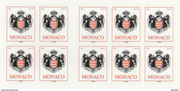 MONACO 2006 -- CARNET DE 10 TIMBRES ADHESIFS--  Carnet 15** Armoirie, ITVF 2005 -- ARMOIRIE -- NEUFS -- MNH.. - Libretti