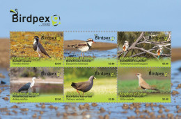 Tonga 2022, Birdpex, Kingfisher, Heron, 6val In BF - Kranichvögel