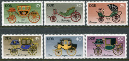 DDR / E. GERMANY 1976 Historic Coaches MNH / **...  Michel 2147-52 - Neufs