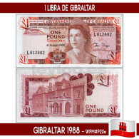 B0954# Gibraltar 1988. 1 Libra (UNC) WPM#20e - Gibilterra