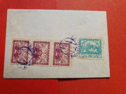 Tchécoslovaquie - Petite Enveloppe Voyagée, Affranchissement Au Verso - Réf 1635 - Covers & Documents