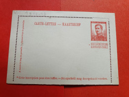 Belgique - Entier Postal Non Circulé - Réf 1637 - Letter-Cards