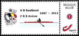 DUOSTAMP** / MYSTAMP** - FRB Aviron / KB Roeibond / KB Ruderverband / RB Rowing Federation - 1887-2012 - Rudersport