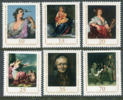 DDR / E. GERMANY 1976  Dresden Gallery Paintings MNH / **.  Michel 2193-98 - Unused Stamps