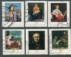 DDR / E. GERMANY 1976  Dresden Gallery Paintings Used.  Michel 2193-98 - Gebraucht