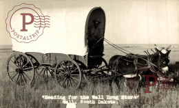 USA RPPC. HEADING FOR THE WALL DRUG STORE WALL. SOUTH DAKOTA. - Sonstige & Ohne Zuordnung