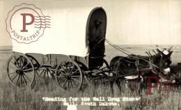 USA RPPC. HEADING FOR THE WALL DRUG STORE WALL. SOUTH DAKOTA. - Otros & Sin Clasificación