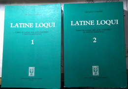 ORAZIO GNERRE LATINE LOQUI EDITORE O. BARJES 2 VOLUMI - Sprachkurse