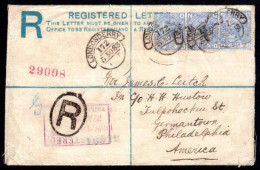 Forerunners, Queen Victoria 1882 2d Blue Format G, No Compensation Table, Horiz. Strip Of 3 1881 2½, Hooded Lononderry - Ganzsachen