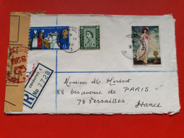 GB  - Enveloppe En Recommandé De Coventry Pour Versailles En 1970 Avec Contrôle Douanier - Réf 1659 - Poststempel