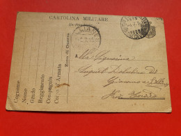 Italie - Carte FM Voyagé En 1916 - Réf 1663 - Correo Militar (PM)