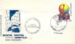 Argentina - Base Marambio - Campaign 1990/91 (Commemorative Postmark) - Altri & Non Classificati