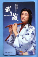 Japan Telefonkarte Japon Télécarte Phonecard - Musik Music Musique Frau Women Femme Musashi - Musique