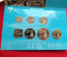 Aruba Set 5 10 25 50 Cents 1 2.1/2 5 Florin 2010 Netherland Antilles - Aruba