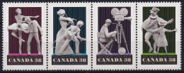 MiNr. 1149 - 1152 Kanada (Dominion) 1989, 4. Okt. Kunst Und Unterhaltung - Postfrisch/**/MNH - Ongebruikt