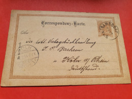 Autriche - Entier Postal Pour L'Allemagne En 1895 - Réf 1674 - Tarjetas