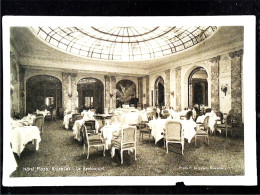 ► Hôtel Plaza - Bruxelles. - Le Restaurant  - En L'état - Timbre Cahet 1938. - 1 F - Cafés, Hôtels, Restaurants