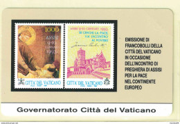 CARTA TELEFONICA VATICANA - NUMERO 1 - NUOVA - URMET- GARANTITA MAGNETIZZATA SERIE 1-000019375 - VATICAN PHONE CARD - Vaticano