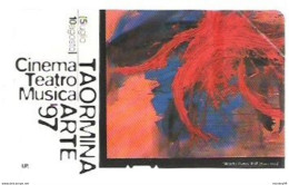 TELECOM - TAORMINA ARTE 97 - USATA - TECH -  LIRE 5000  - GOLDEN 640 - Öff. Sonderausgaben