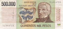 Argentina 500.000 Pesos, P-309 (1980) - UNC - Argentine