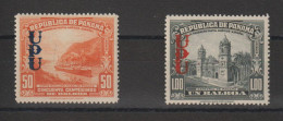 Panama 1936 Congrès Postal Surchargé UPU 185B Et 186B, 2 Val ** MNH - Panama