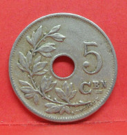 5 Centimes 1925 - TB - Pièce Monnaie Belgie - Article N°1858 - 5 Cents