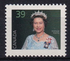 MiNr. 1162 Kanada (Dominion) 1990, 12. Jan./Febr. Freimarken: Königin Elisabeth II.  - Postfrisch/**/MNH - Nuevos