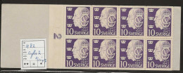 1947 MNH Sweden Booklet Facit H82 Cyls 2 Postfris** - 1904-50