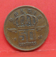 50 Centimes 1956 - TTB - Pièce Monnaie Belgie - Article N°1878 - 50 Centimes