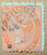 1879 Australien-Queensland Mi.40 B, 1p /o - Used Stamps