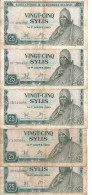 GUINEE 25 SYLIS 1980 VF P 24 ( 5 Billets ) - Guinée