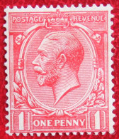 1 D One Penny King GEORGE V (Mi 155 Yv 160) 1924 Ongebruikt MH ENGLAND GRANDE-BRETAGNE GB GREAT BRITAIN - Nuovi