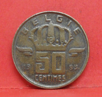 50 Centimes 1983 - TTB - Pièce Monnaie Belgie - Article N°1900 - 50 Centimes