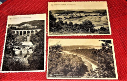 HERBEUMONT - Lot De 3 Cartes : "Semois Vers Moulin Deleau", "Pont De Conques Et Viaduc", "Vue Prise Du Faîté" - Herbeumont