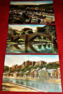 BOUILLON - Lot De 3 Cartes : " La Semois Et Le Château ", " La Semois Et Le Pont De Gordemois ", " Vue Générale " - Bouillon