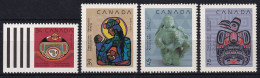 MiNr. 1202 - 1205 Kanada (Dominion) 1990, 25. Okt. Weihnachten: Kunstwerke Zum Thema „Frieden Auf  - Postfrisch/**/MNH - Nuevos