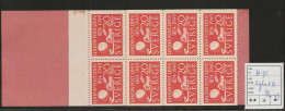 1949 MNH Sweden Booklet Facit H91 Cyls 2 Postfris** - 1904-50