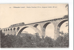 CPA 42 Pélussin Viaduc Tramway Train - Pelussin