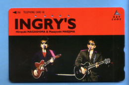 Japan Telefonkarte Japon Télécarte Phonecard - Musik Music Musique Television NTV Radio TV Band Gruppe Ingrys - Musik