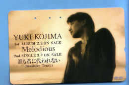 Japan Telefonkarte Japon Télécarte Phonecard - Musik Music Musique Television NTV Radio TV Band Gruppe Yuki Kojima - Musik