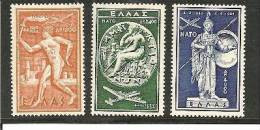 Gri Mi.nr.615-17/ GRIECHENLAND -  NATO 1954 ** - Unused Stamps