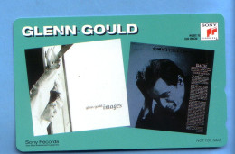 Japan Telefonkarte Japon Télécarte Phonecard - Musik Music Musique Television NTV Radio TV Band Gruppe Glenn Gould - Musik