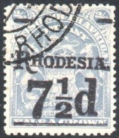 Rhodesia - 1909-1911 7½d Surcharge (o) # SG 116 - Southern Rhodesia (...-1964)