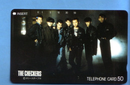 Japan Telefonkarte Japon Télécarte Phonecard - Musik Music Musique  Band Gruppe The Checkers - Musik