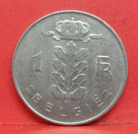 1 Frank 1969 - TTB - Pièce Monnaie Belgie - Article N°1938 - 1 Franc