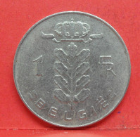 1 Frank 1970 - TTB - Pièce Monnaie Belgie - Article N°1941 - 1 Franc