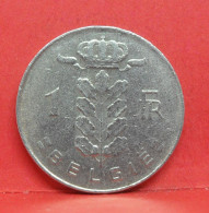 1 Frank 1972 - TB - Pièce Monnaie Belgie - Article N°1944 - 1 Franc